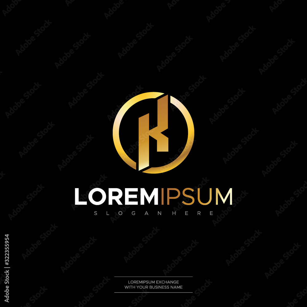 Initial Letter K Logo Concept for Business Company Template Element Design Initial Letter K Logo Concept for Business Company Template Element Design
