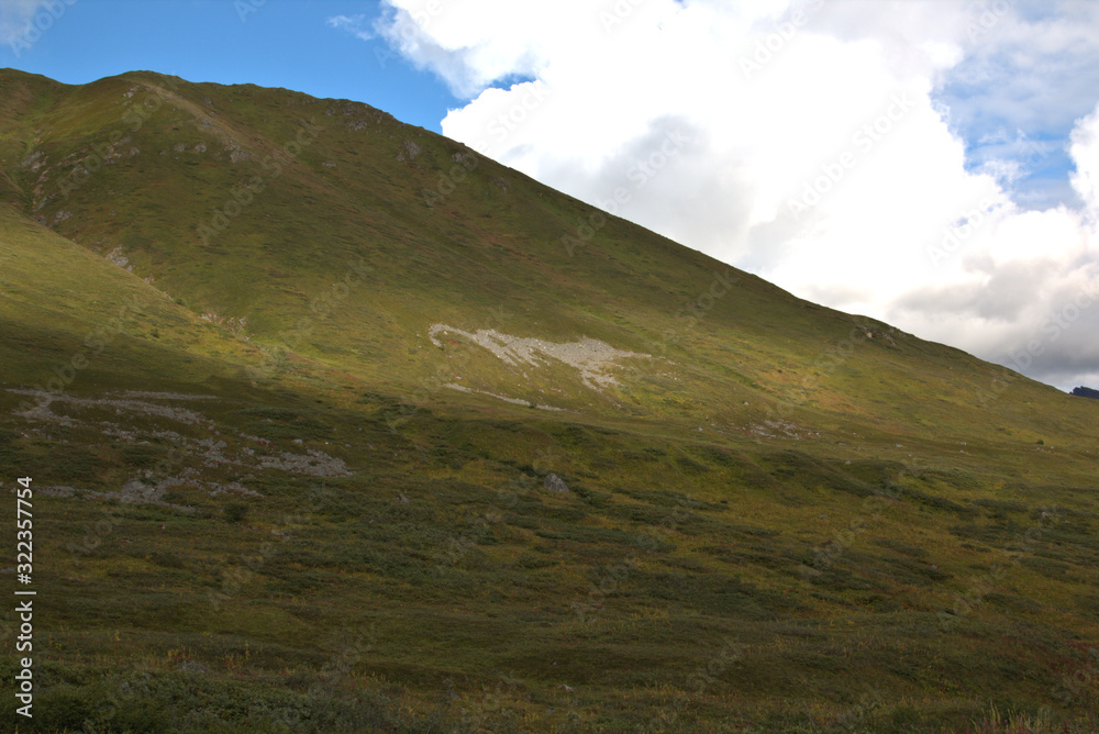 Hatcher Pass In the Talkeetna Mountains of Alaska Hatcher Pass In the Talkeetna Mountains of Alaska
