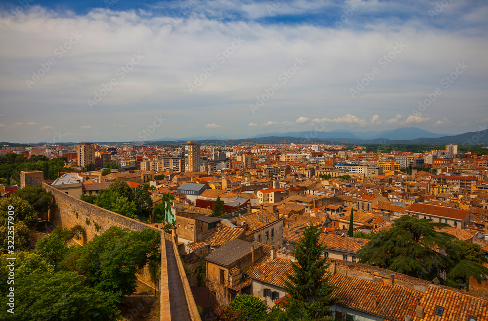 Girona city in Catalonia, Spain