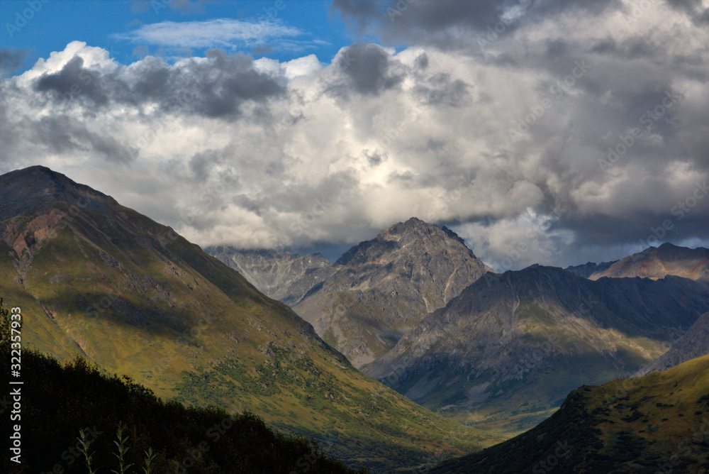 Hatcher Pass In the Talkeetna Mountains of Alaska