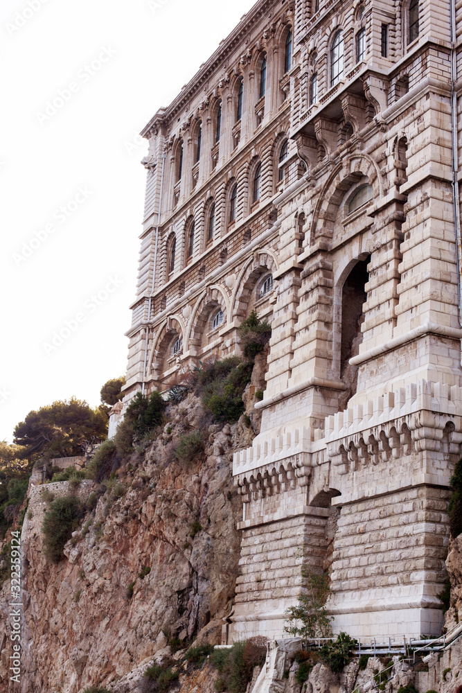 High Cliffs and Maritime Museum in Monaco