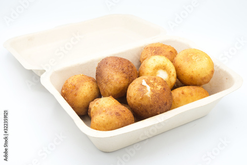 Wallpaper Mural Arancini, traditional Italian rice and cheese balls Torontodigital.ca