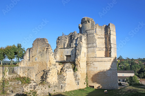 Castle in rural France	