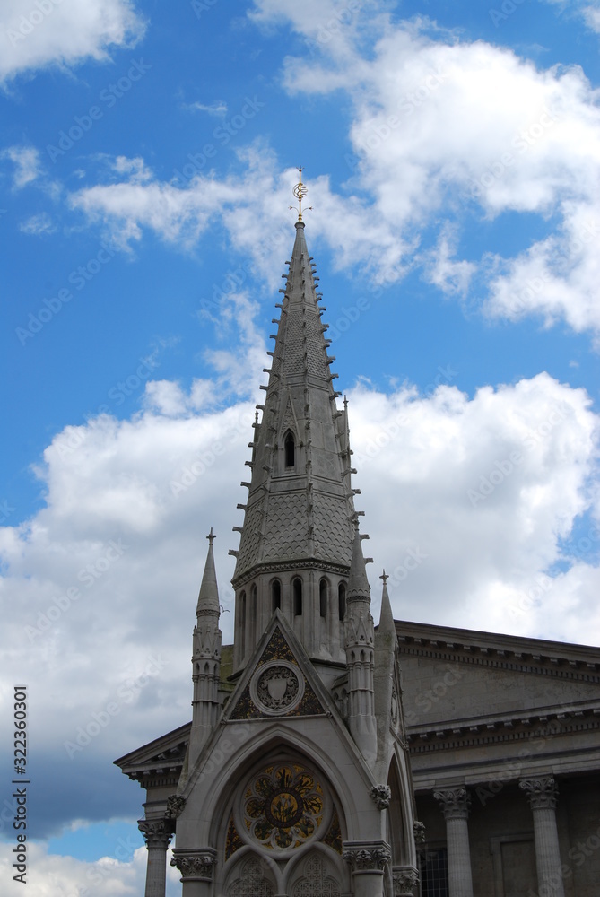 church with spire