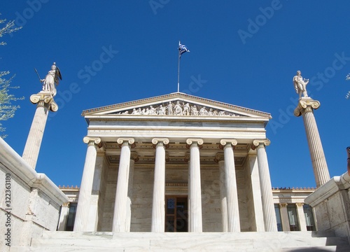 Beautiful Classical Architecture of the University of Athens