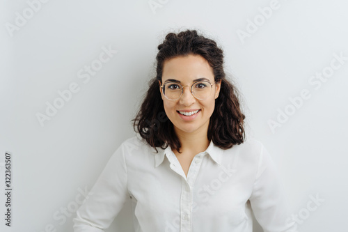 фотографія Happy relaxed friendly young woman