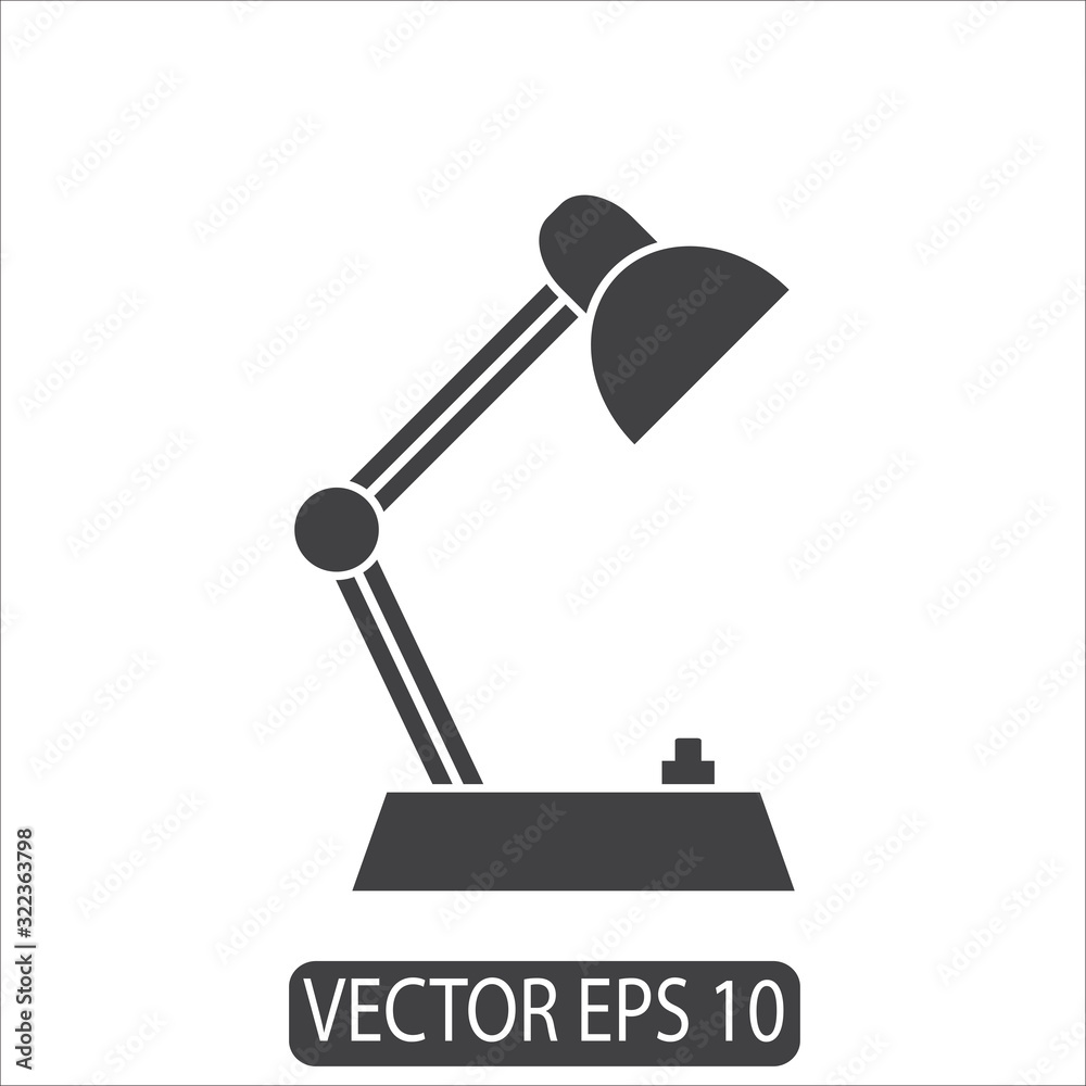 Table Lamp icon, Vector Template Table Lamp icon, Vector Template