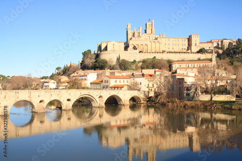 The Saint-Nazaire and Saint Celse Cathedral in Beziers, Aude, France