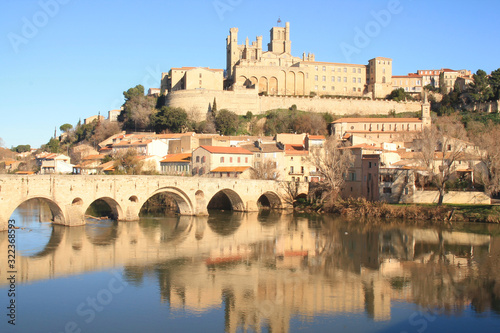 The Saint-Nazaire and Saint Celse Cathedral in Beziers, Aude, France
