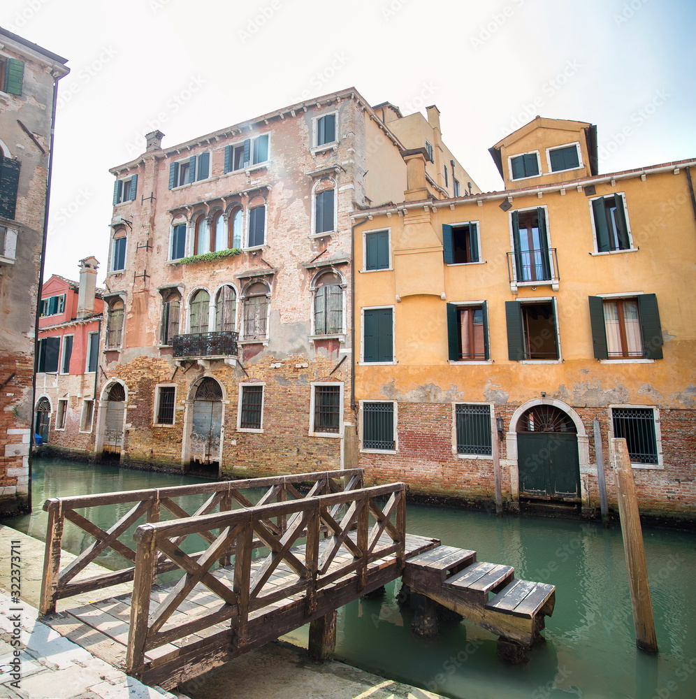 channel and buildings in Venice