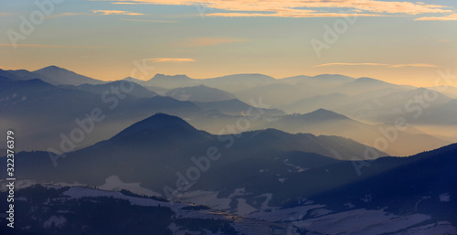 evening scene in mountains. © Pavlo Klymenko