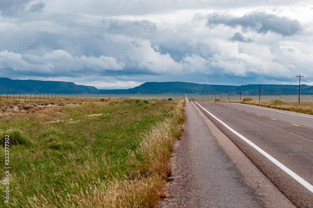 Road to the Manzano Mountains New Mexico