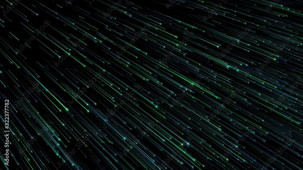 4K Particles Rain Abstract Background