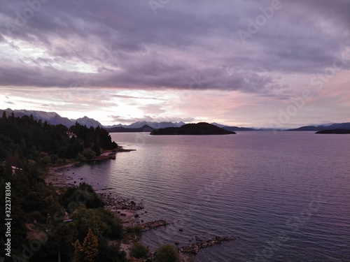  Sunset on the lake