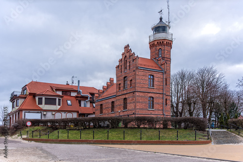 Leuchtturm in Stolpmünde Westpommern photo