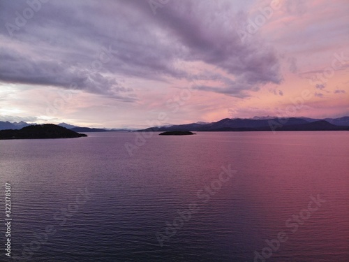  Sunset on the lake