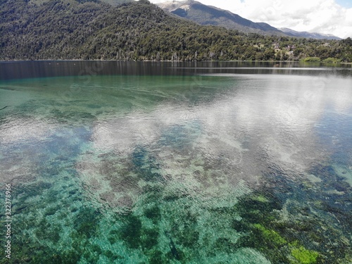  Lake between mountains