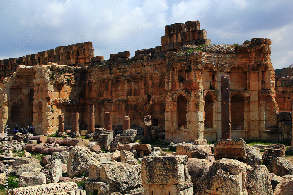 The ancient city of Baalbek in Lebanon