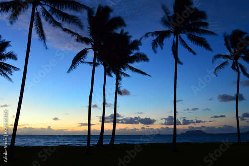 Sunrise at Kualoa Beach  Hawaii