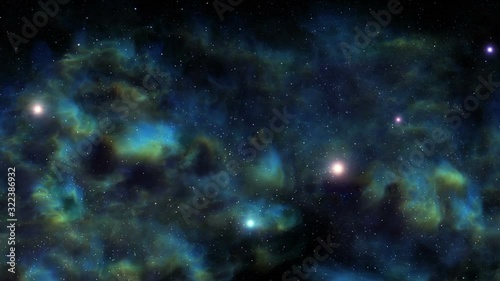 Loopable space background