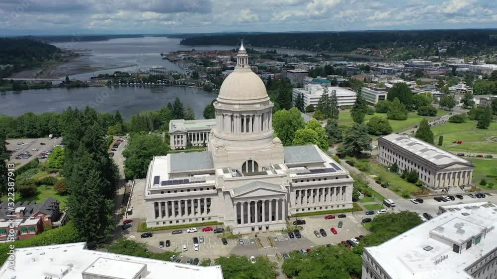 Washington State Capital Flyby
