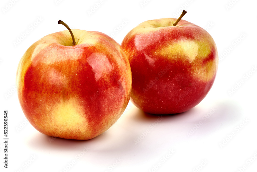 Red delicious apples, isolated on white background Red delicious apples, isolated on white background