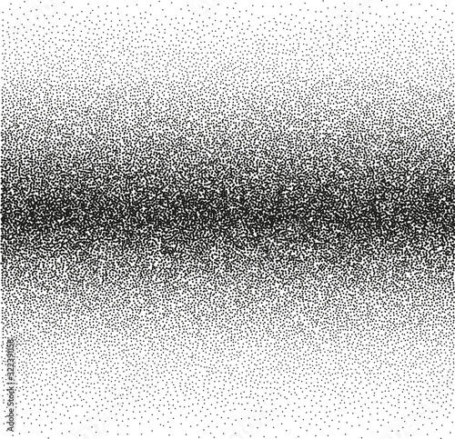 Circle, Abstract Radial Gradient, Fine Black Dots, Circle With Dots,