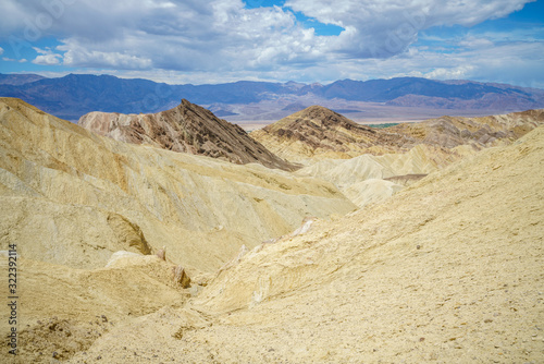 hikink the golden canyon - gower gulch circuit in death valley, california, usa