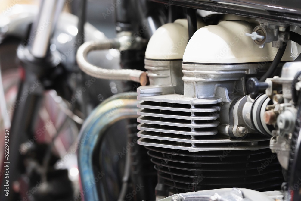 Fototapeta premium バイクのエンジン