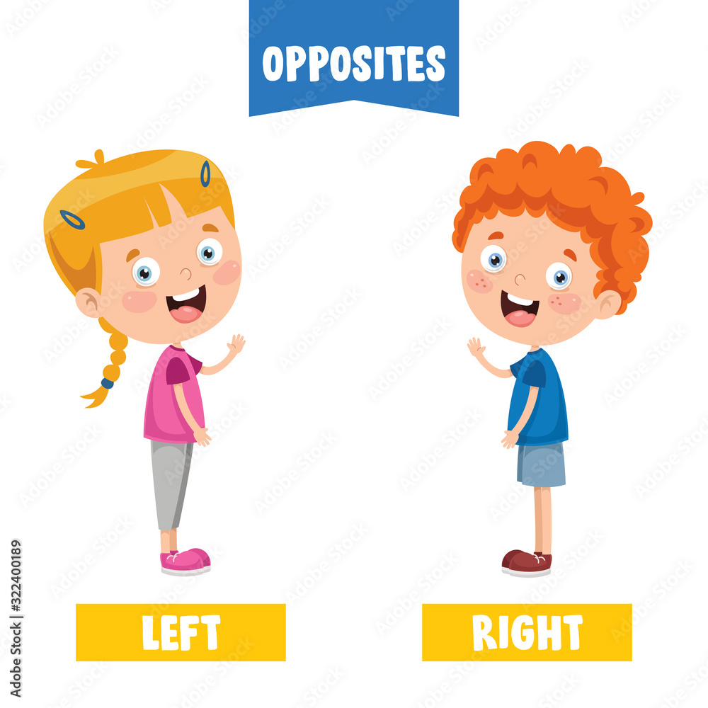 Opposite Adjectives With Cartoon Drawings Opposite Adjectives With Cartoon Drawings