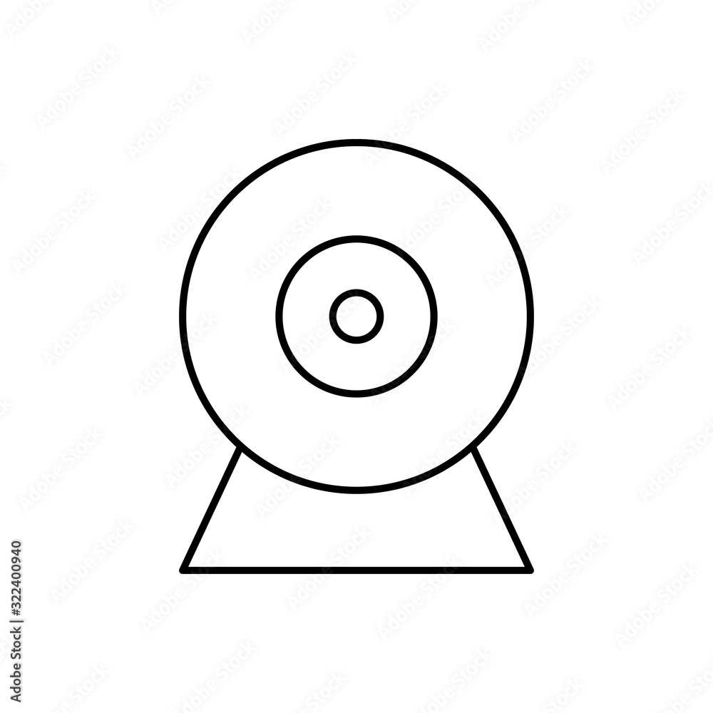 Webcam, SEO icon. Simple line, outline vector elements of commerce icons for ui and ux, website or mobile application Webcam, SEO icon. Simple line, outline vector elements of commerce icons for ui and ux, website or mobile application
