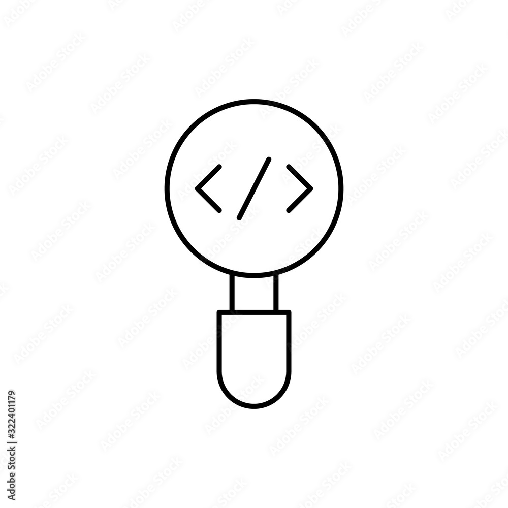 Search, SEO icon. Simple line, outline vector elements of commerce icons for ui and ux, website or mobile application Search, SEO icon. Simple line, outline vector elements of commerce icons for ui and ux, website or mobile application
