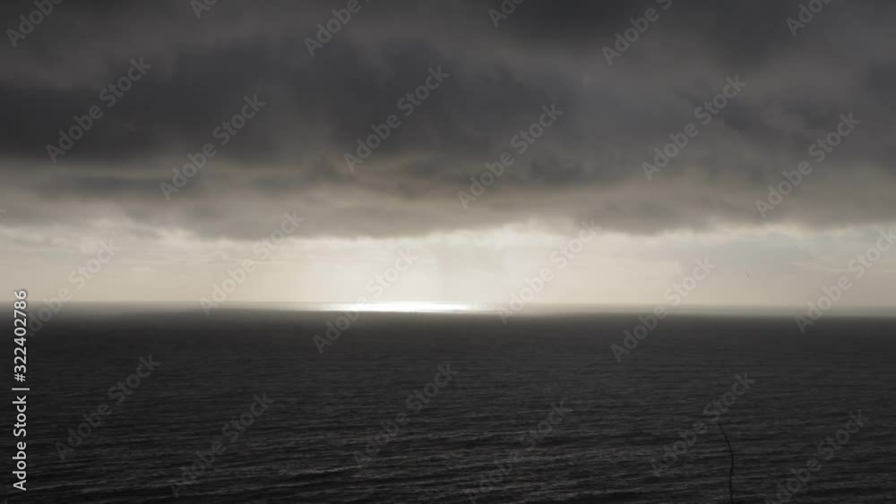 Sunset with clouds pacific Ocean Sunset with clouds pacific Ocean