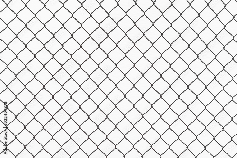 Seamless chain link fence on snow background. Seamless chain link fence on snow background.