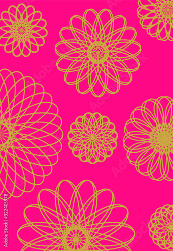 Cute Floral pattern in the small flower. 