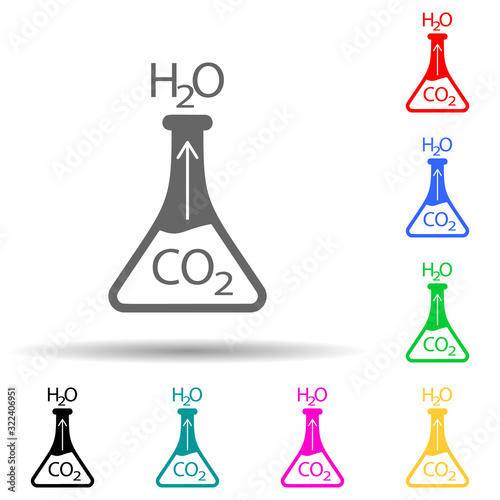 laboratory experience green multi color style icon. Simple glyph, flat vector of greenpeace icons for ui and ux, website or mobile application