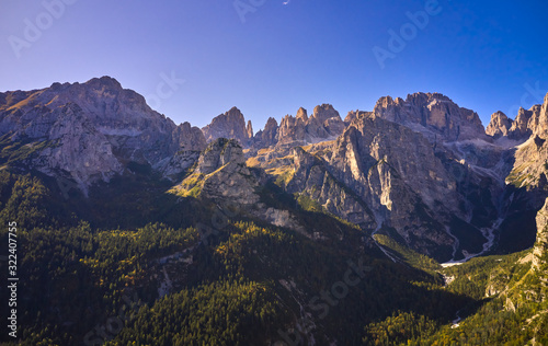 Beautiful view of the Dolomites di Brenta group seen from Molveno © DannyIacob