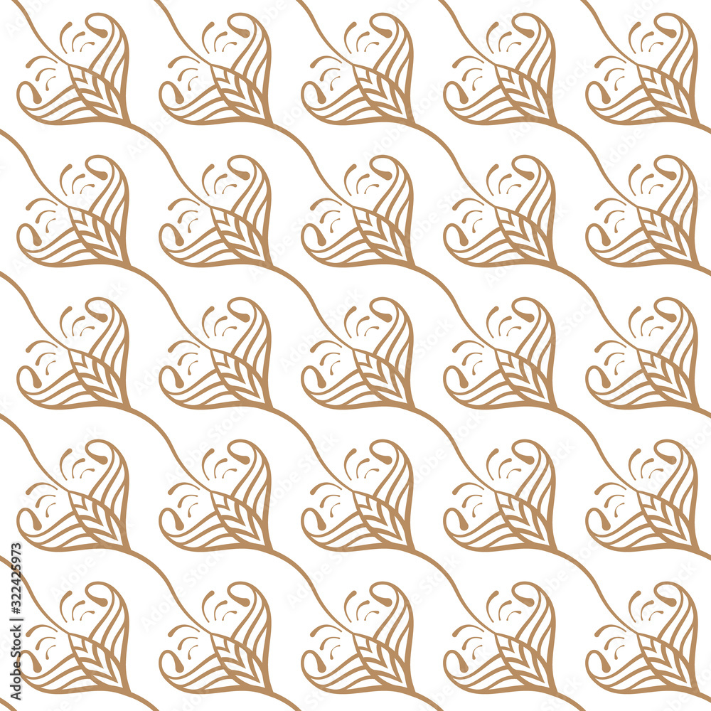 Fototapeta premium Vector ornamental seamless pattern. Geometric pattern. Illustration for your design