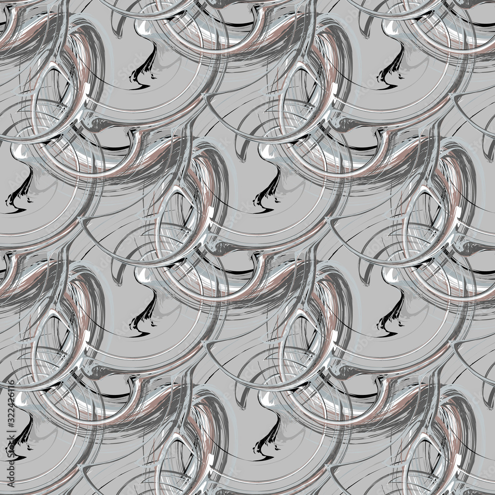 color abstract ethnic seamless pattern in graffiti style with elements of urban modern style