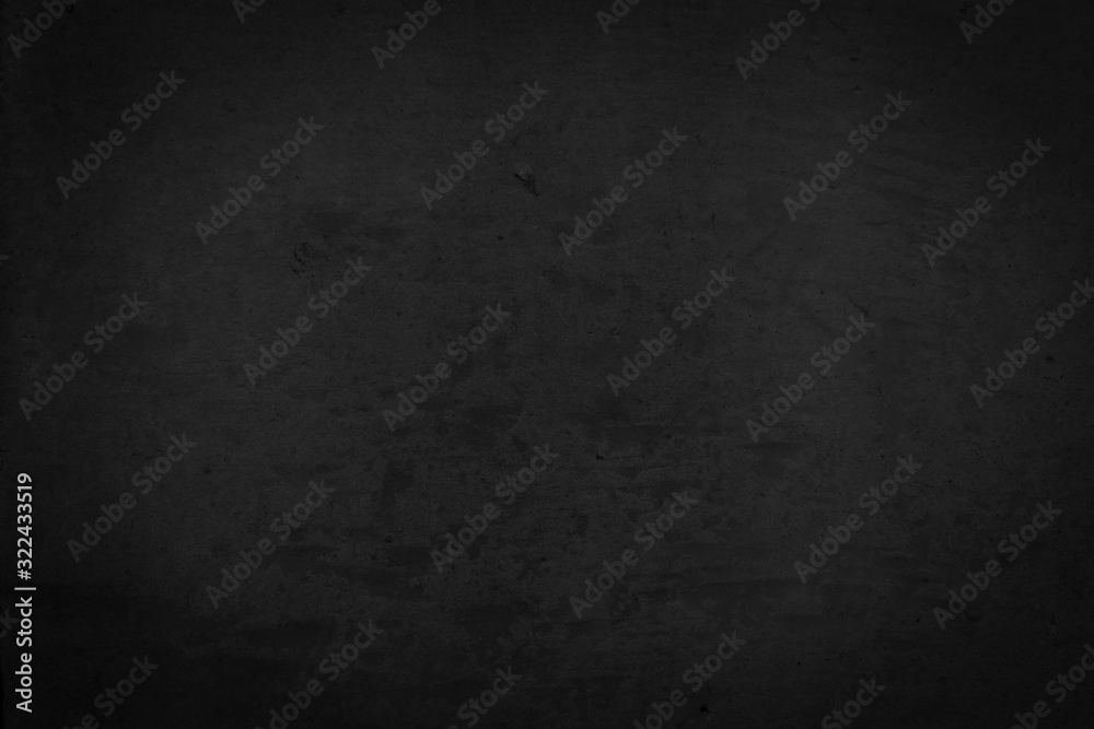 Old black background. Grunge texture. Dark wallpaper