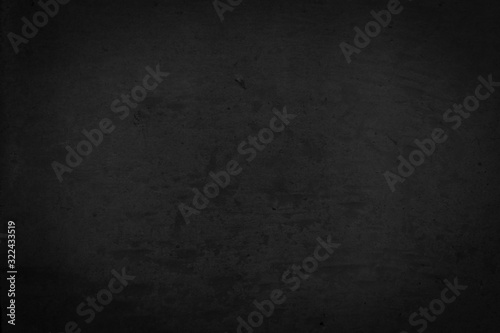 Old black background. Grunge texture. Dark wallpaper