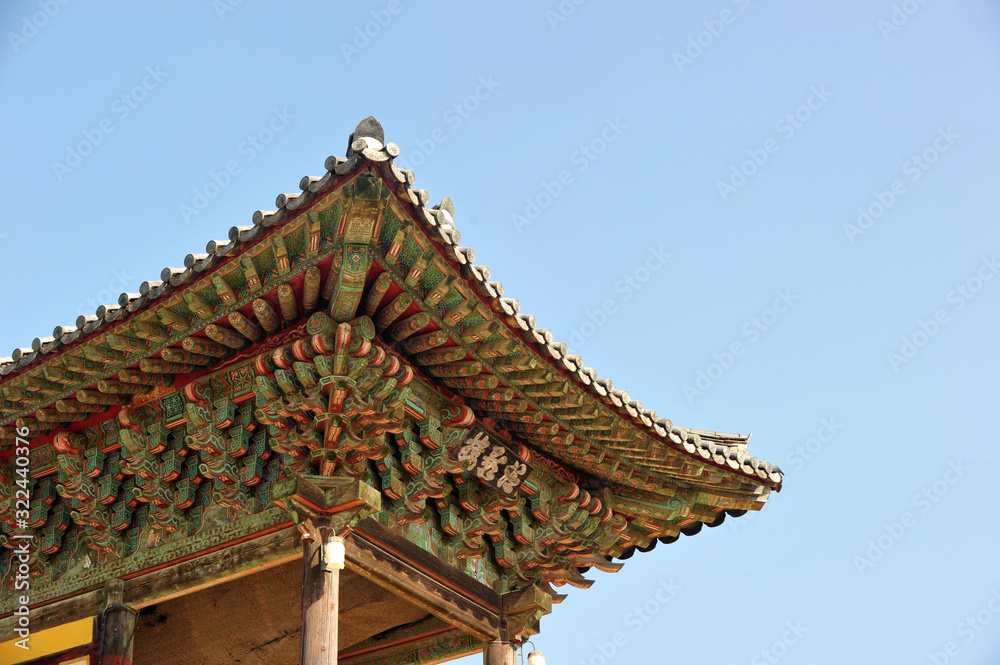 Beomyeong-ru pavilion of Bulguksa temple Beomyeong-ru pavilion of Bulguksa temple