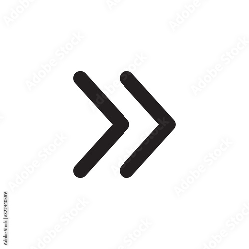 next arrow icon design vector logo template EPS 10