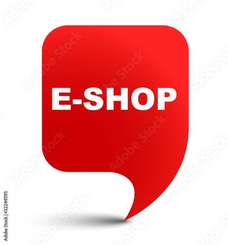 red vector banner eshop