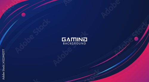 Futuristic Abstract Gaming Wallpaper Background Vector
