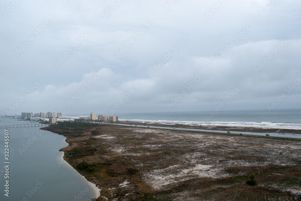Orange Beach coastline