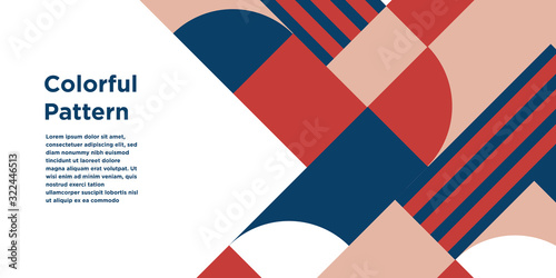 Abstract Colorful Geometric Background
