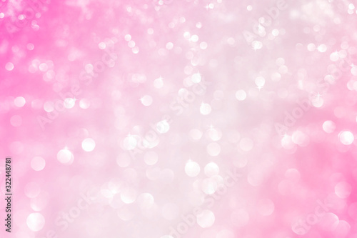 Abstract background with soft pink blurred bokeh