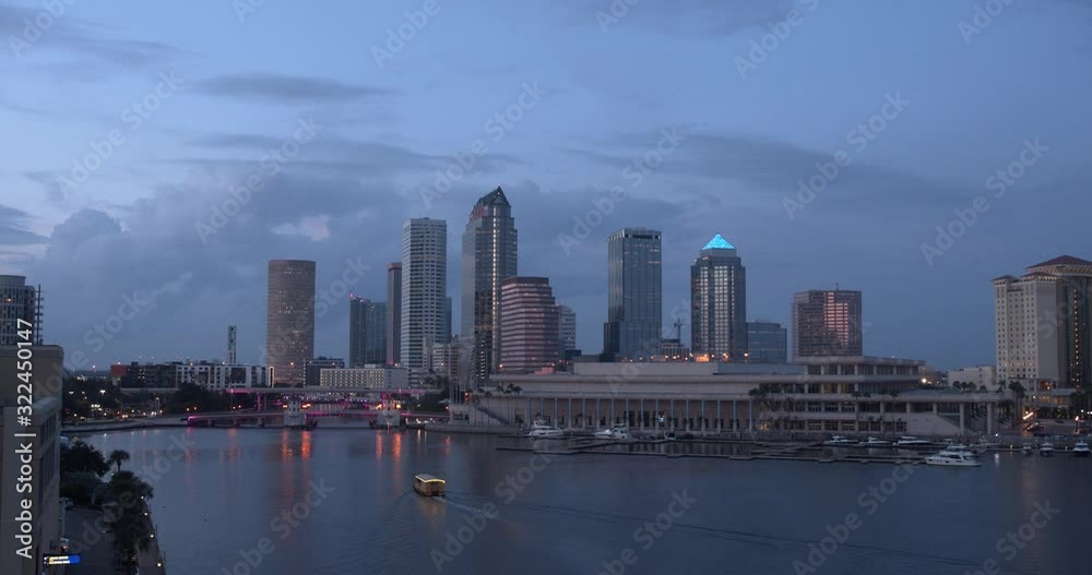 Tampa Bay Florida Skyline [4k]