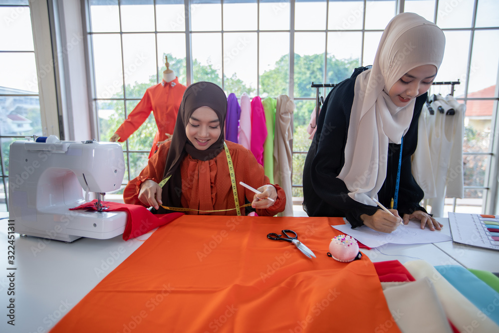 Muslim woman fashion designer 